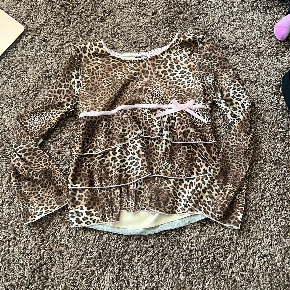 Leopard print blouse